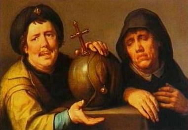 Cornelisz van Haarlem Heraclitus and Democritus Germany oil painting art